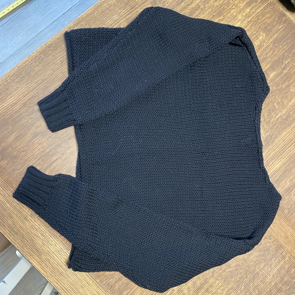 Aerie Women's Black Crewneck Sweater